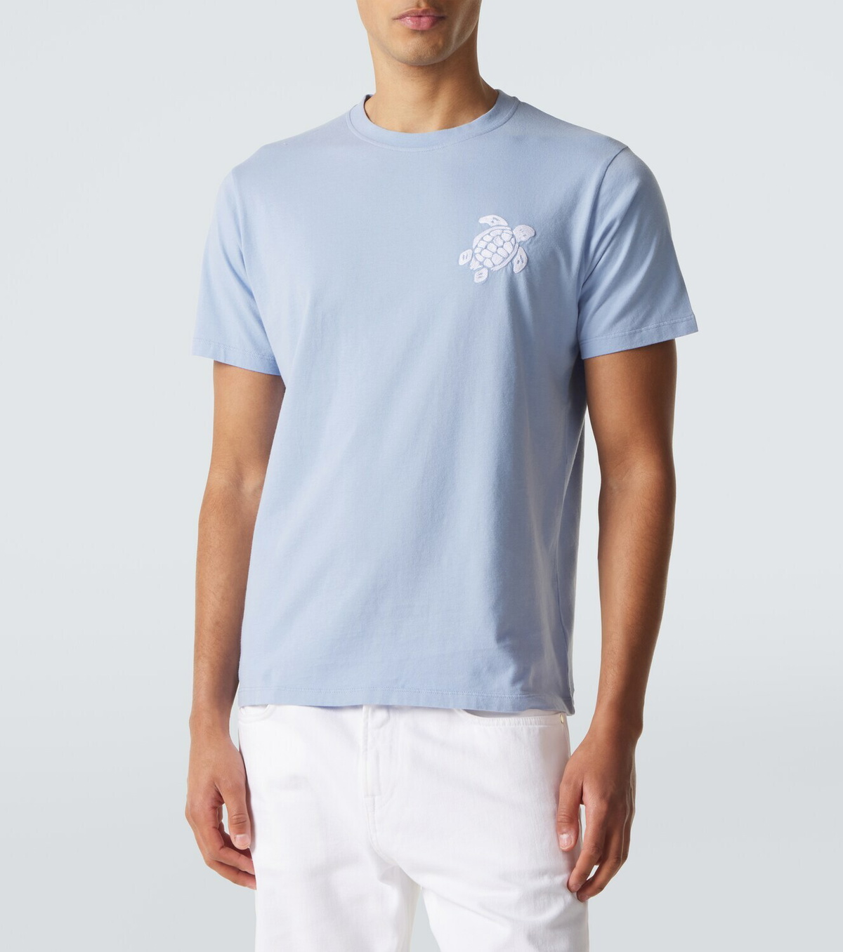 Vilebrequin Embroidered cotton jersey T-shirt