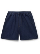 L.E.J - Indigo-Dyed Selvedge Cotton Shorts - Blue