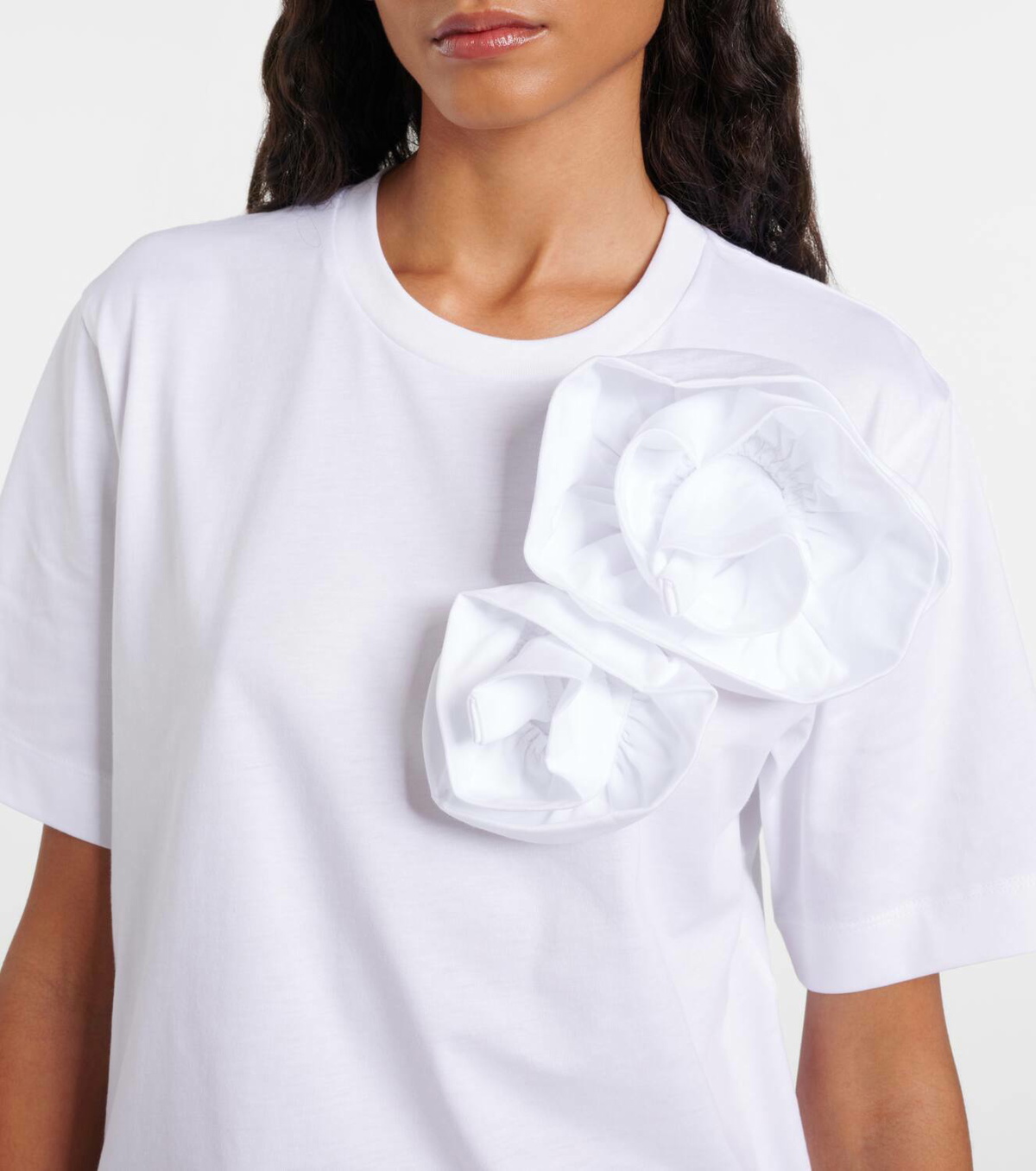 【関税込み】Rose Banquet T Shirt - Simone Rocha - Cotton - B Simone Rocha T-shirts & Jerseys Women's - Farfetch