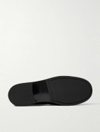 VINNY's - Ogee Full-Grain Leather Penny Loafers - Black
