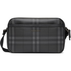 Burberry Black City Check Crossbody Bag