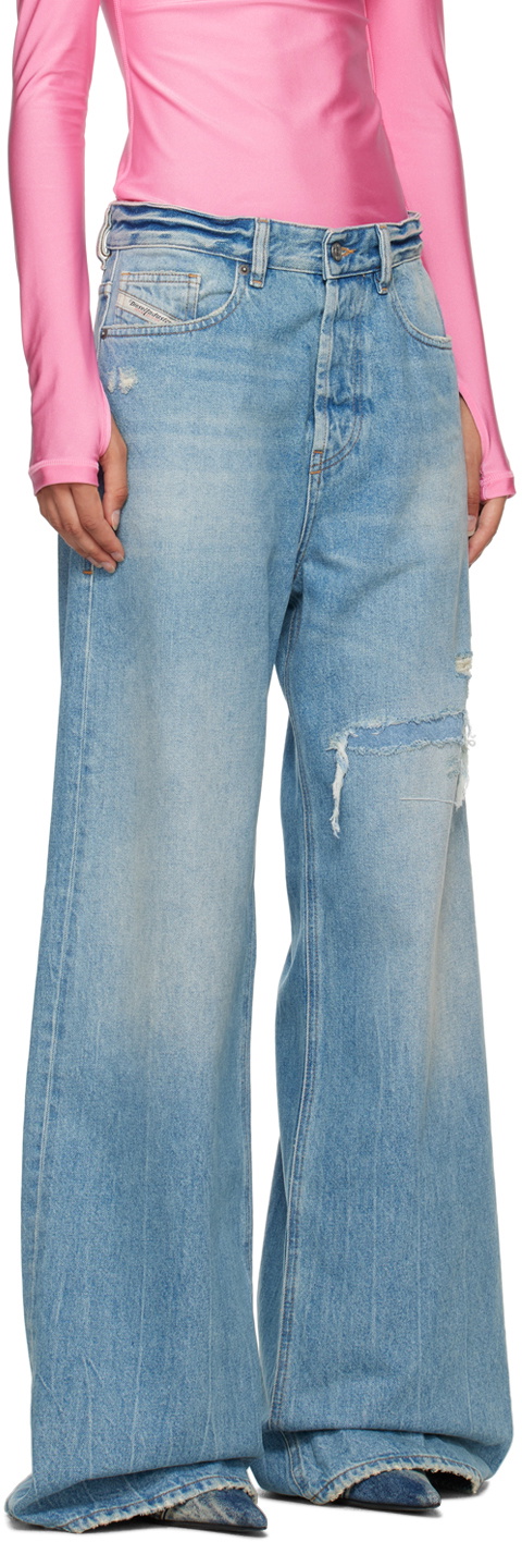 Diesel D-SIRE - Relaxed fit jeans - denim/light-blue denim