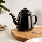 Falcon Enamelware Tea Pot in Coal Black