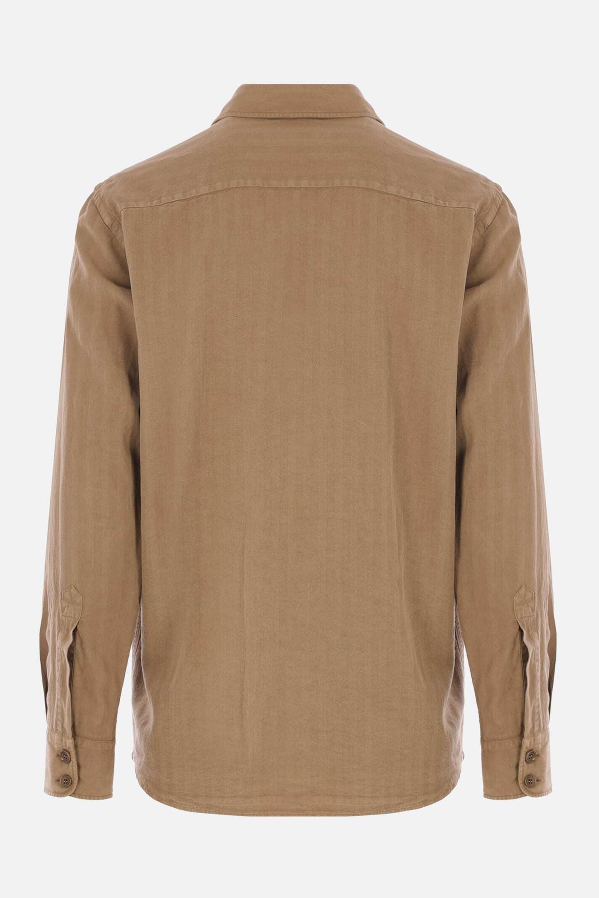 Aspesi Glenn Shirt In Linen Blend