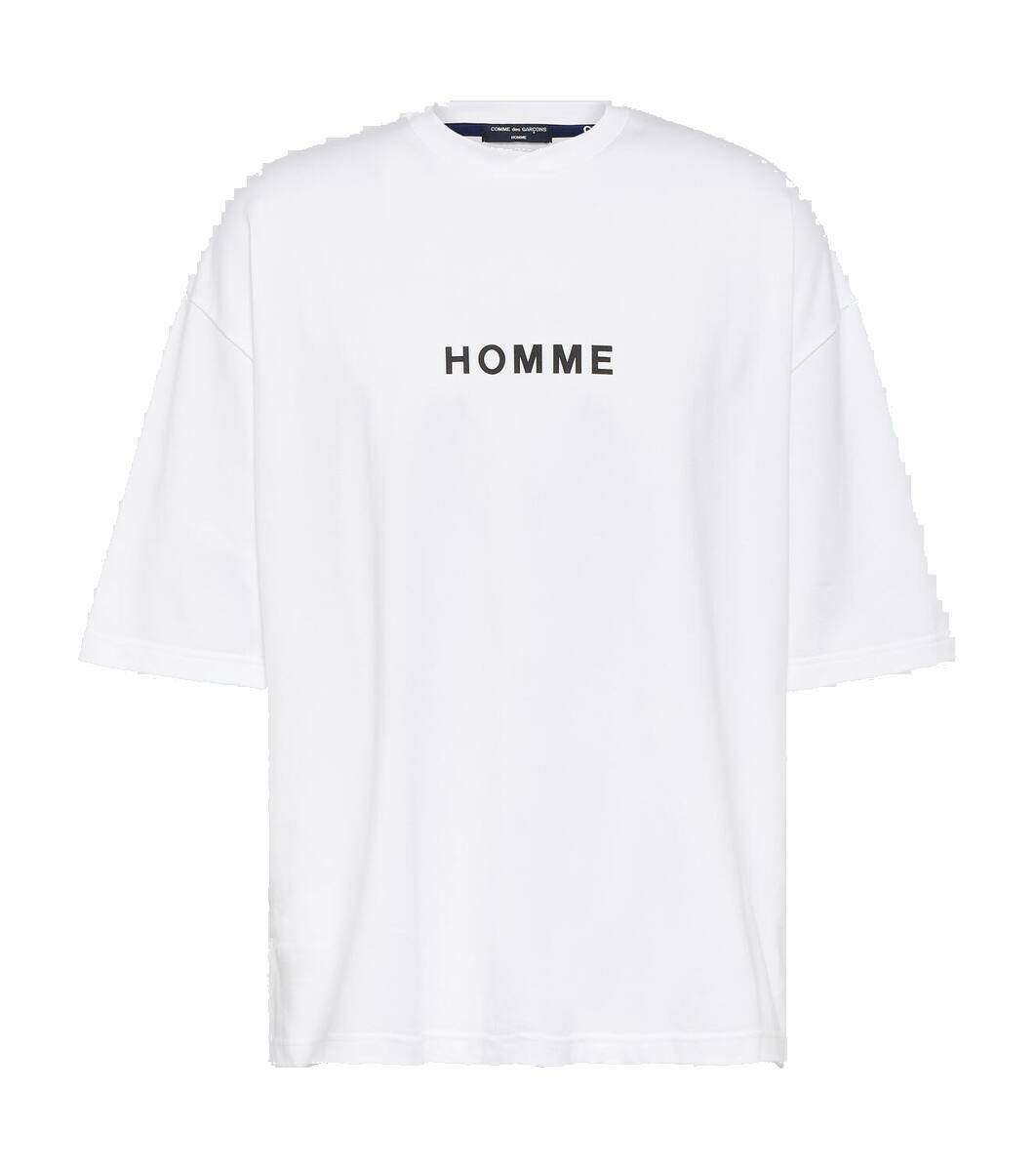 Comme des Garçons Homme Logo cotton jersey Tshirt Comme des Garcons Homme