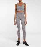 Varley - Delta snake-print sports bra