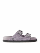 BIRKENSTOCK 1774 - Arizona Velvet Sandals - Purple