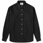 Portuguese Flannel Men's Teca Flannel Shirt in Black