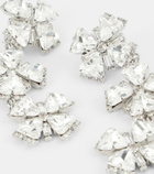 Alessandra Rich Crystal-embellished clip-on earrings