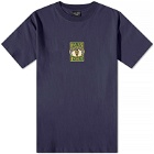 Pass~Port Men's Vase Embroidery T-Shirt in Navy