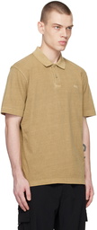 BOSS Beige Embroidered Polo