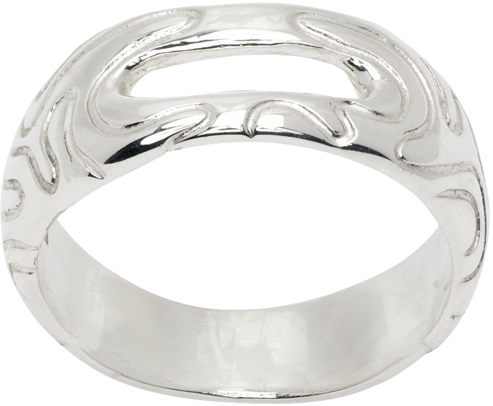 Photo: octi Silver Thin Globe Ring