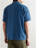 Universal Works - Road Convertible-Collar Cotton-Seersucker Shirt - Blue