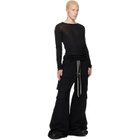 Rick Owens Black Tower Rib LS T-shirt