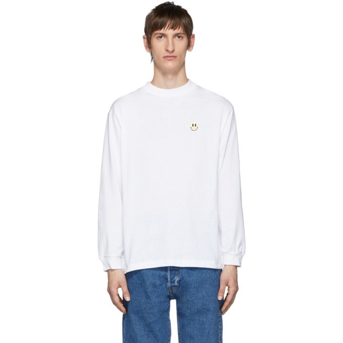 Photo: Carne Bollente White Longer Dickface Long Sleeve T-Shirt