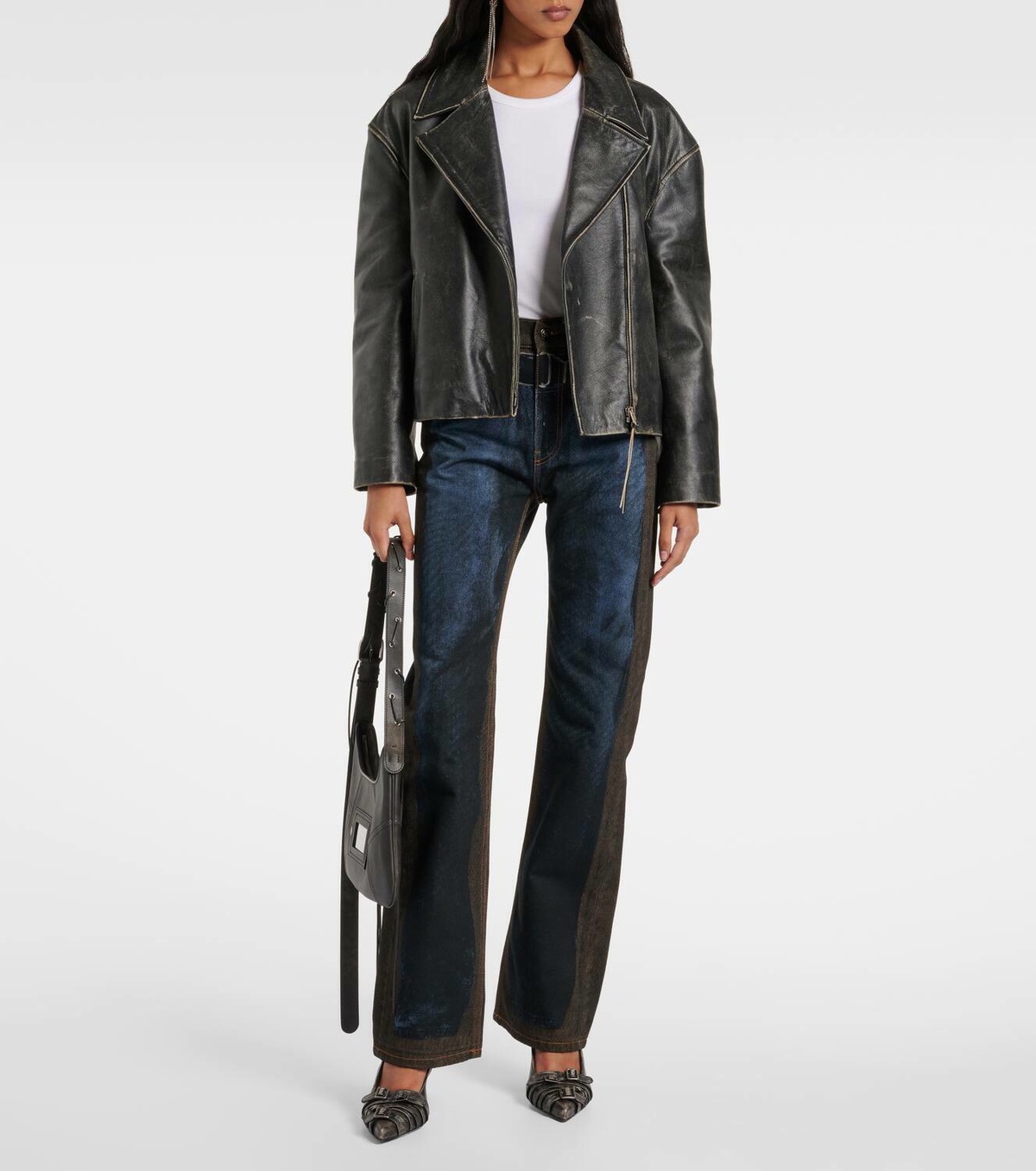 Y/Project Printed straight jeans