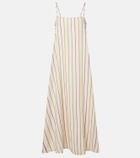Asceno Melfi striped maxi dress