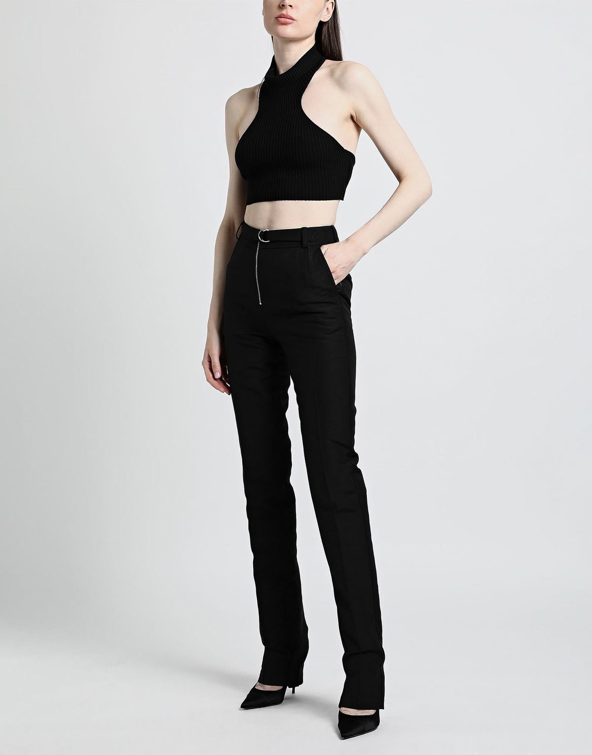 Capasa Milano Womens Pants in Black