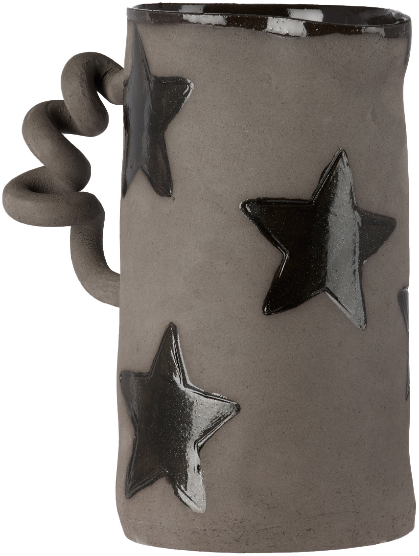 Harlie Brown Studio SSENSE Exclusive Black Stars Wiggle Jug
