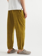 Vilebrequin - Play Tapered Cotton-Blend Terry Trousers - Green