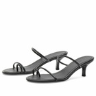 ST. Agni Women's Minimal Strap Heel in Black