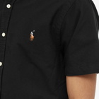 Polo Ralph Lauren Men's Short Sleeve Oxford Button Down Shirt in Polo Black