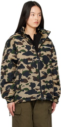 BAPE Khaki 1st Camo Down Jacket