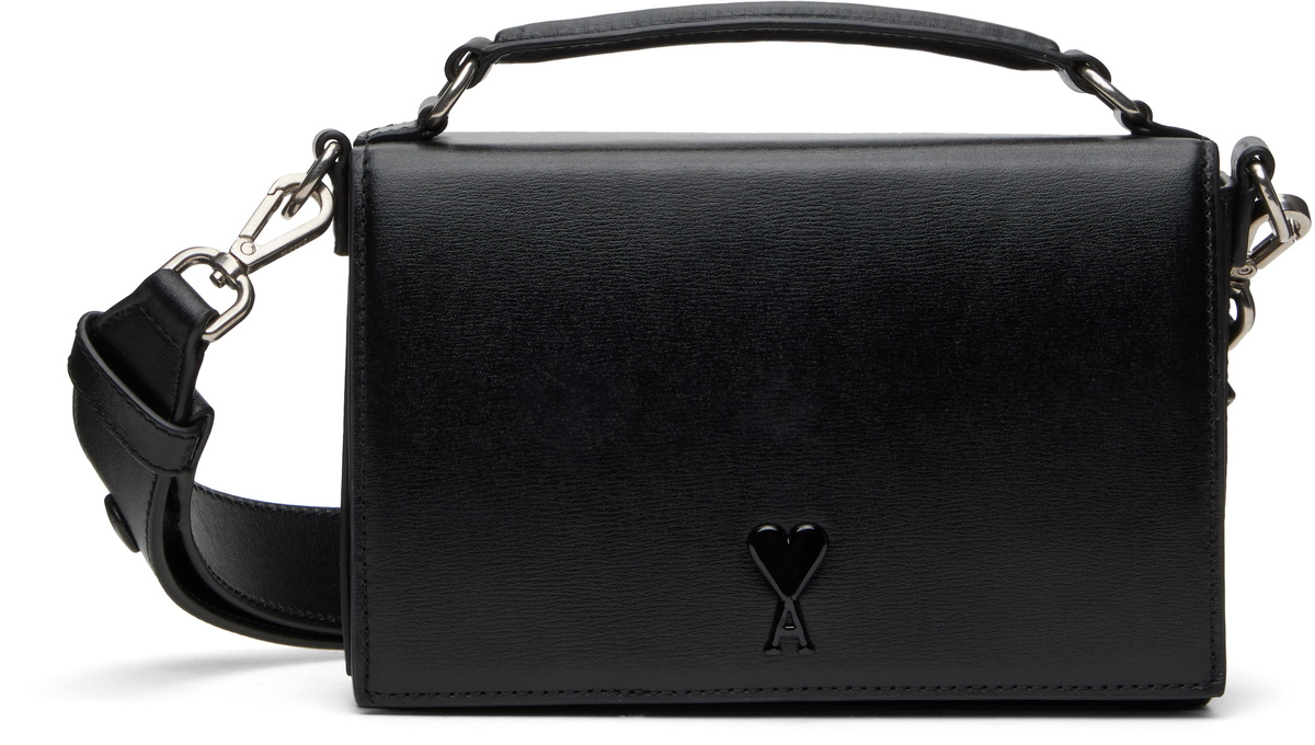 AMI DE COEUR LUNCH BOX バッグ　amiparis AMI Paris Ami de Coeur Leather Lunch Box Bag | Saks Fifth Avenue