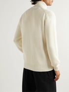 TOM FORD - Ribbed Wool and Silk-Blend Rollneck Sweater - Neutrals