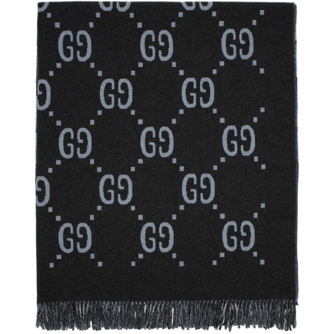 Photo: Gucci Reversible Grey GG Poncho