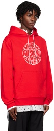 Marni Red Printed Hoodie