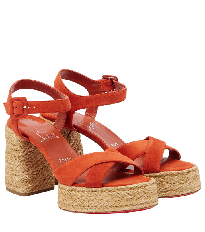 Photo: Christian Louboutin Calakala suede espadrille sandals