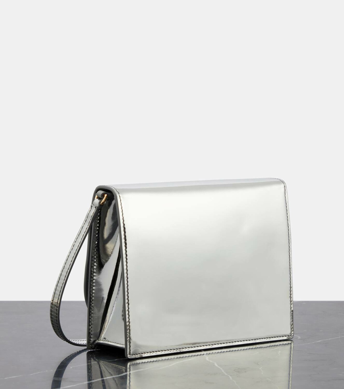 Dolce&Gabbana DG mirrored leather crossbody bag