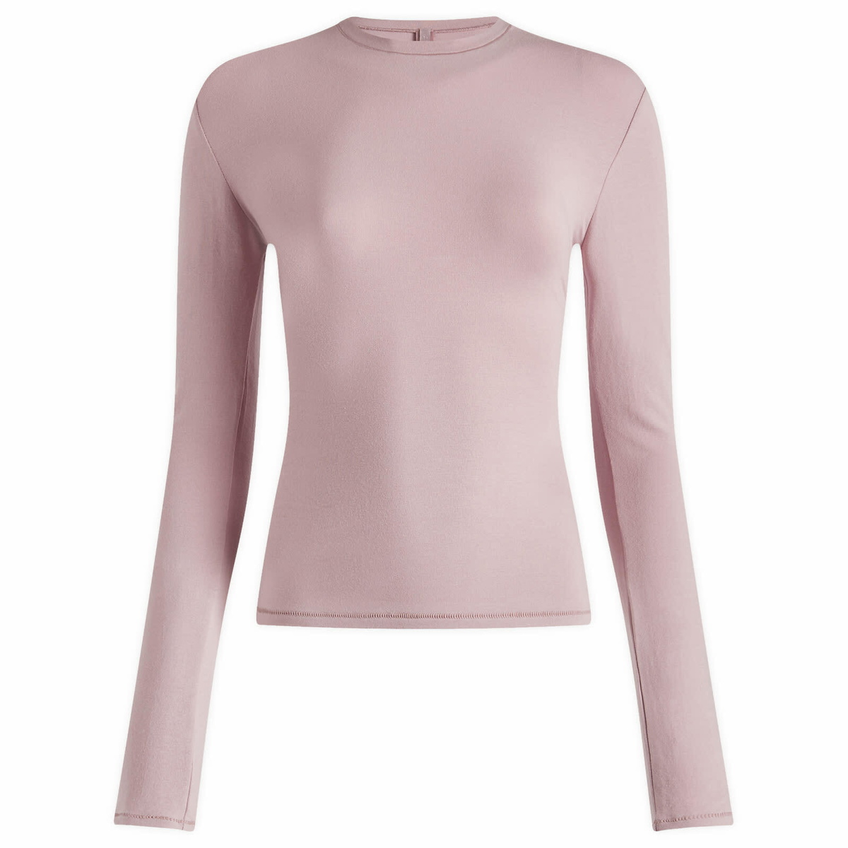 SKIMS Women's Cotton Jersey Long Sleeve T-Shirt in Dusk SKIMS