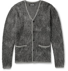 NEIGHBORHOOD - Mélange Textured-Knit Cardigan - Gray