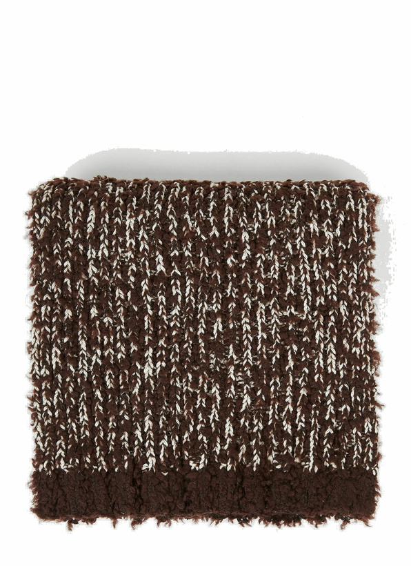 Photo: Tufted Scarf in Brown
