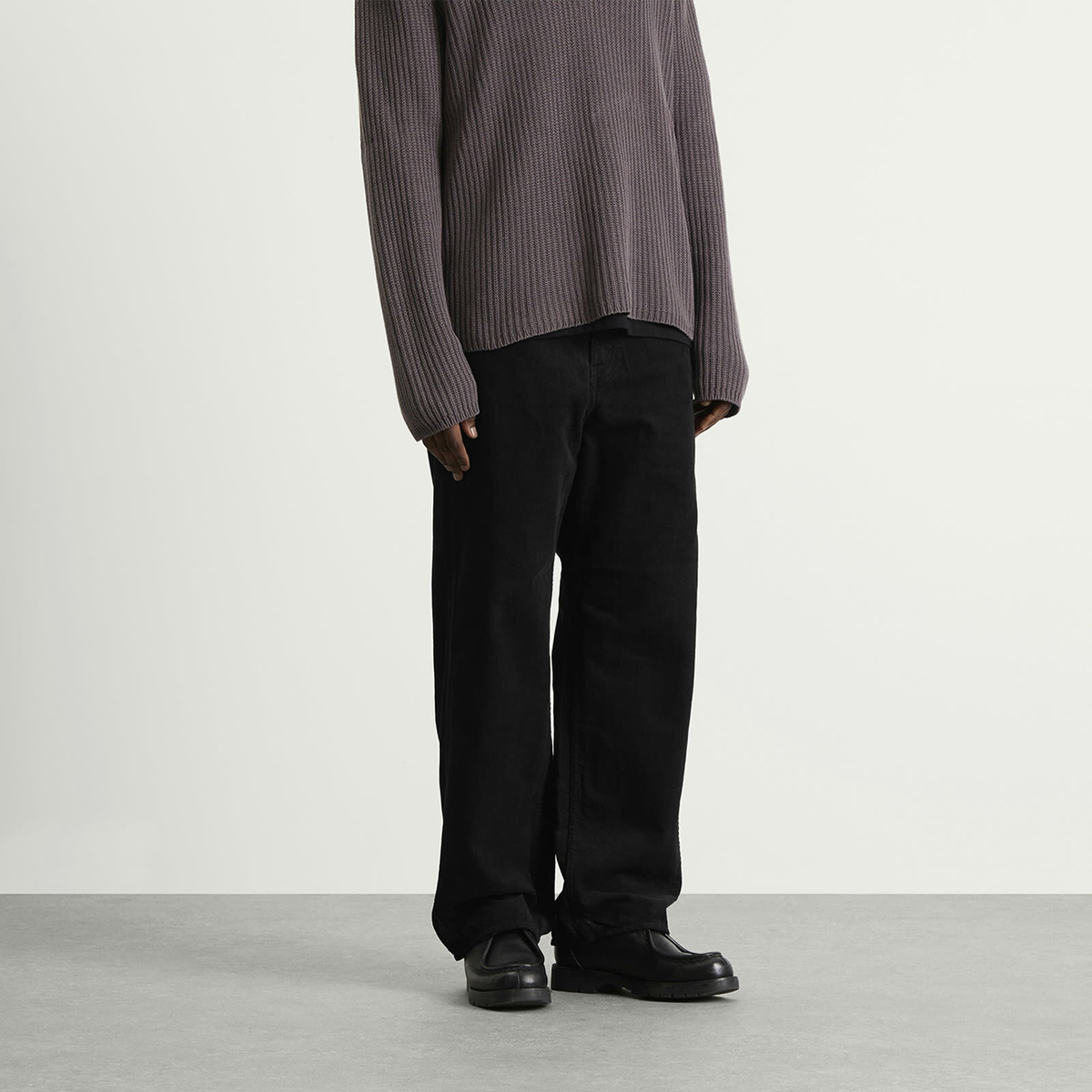 25aw junya watanabe man コーデュロイパンツ Junya Watanabe MAN Men's Cotton Corduroy Trousers in Black Junya