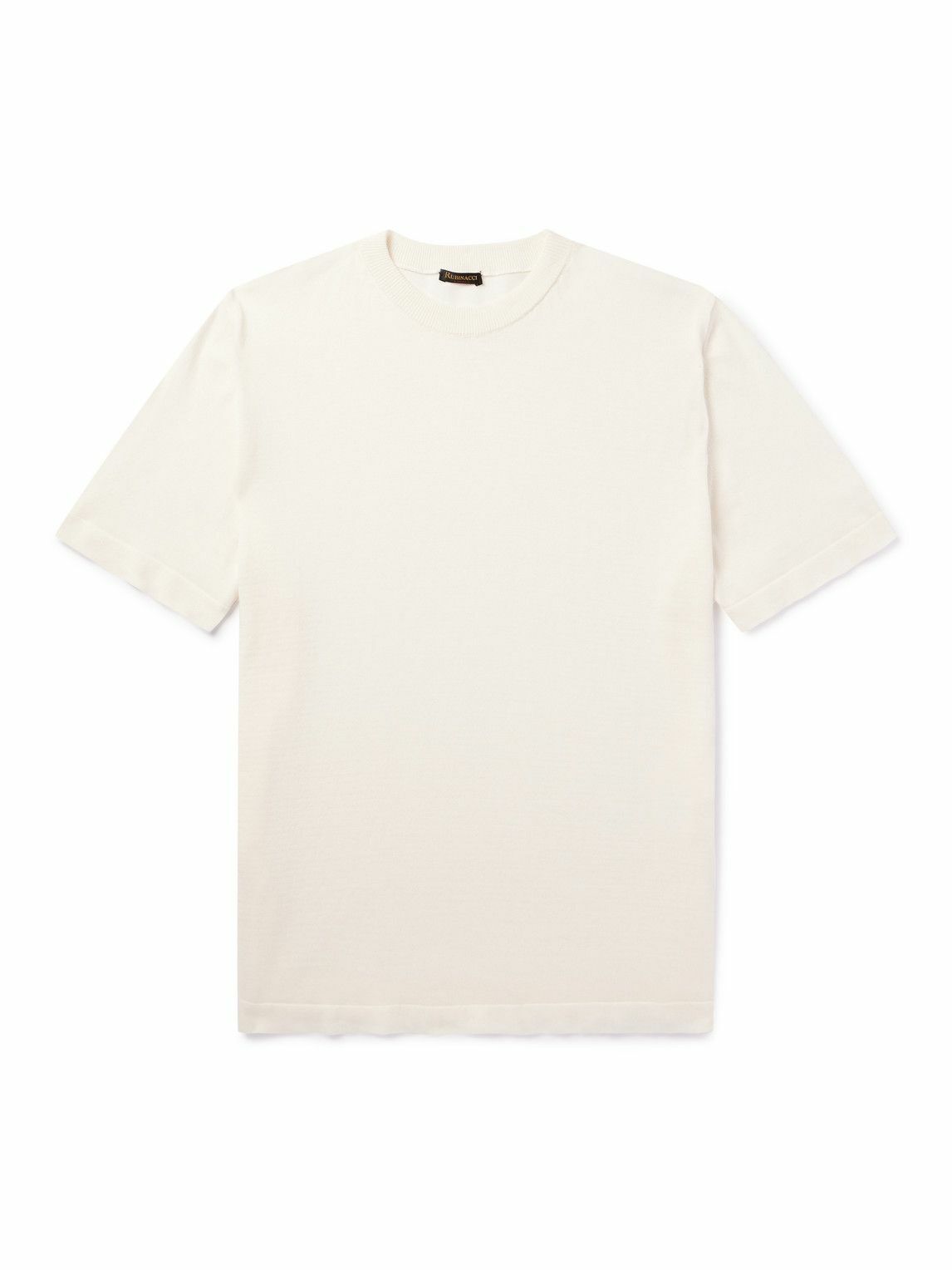 Rubinacci - Slim-Fit Cotton T-Shirt - White Rubinacci