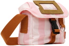 Acne Studios Pink & Off-White Mini Messenger Bag