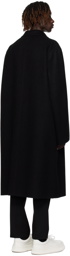 Jil Sander Black Single-Breasted Coat
