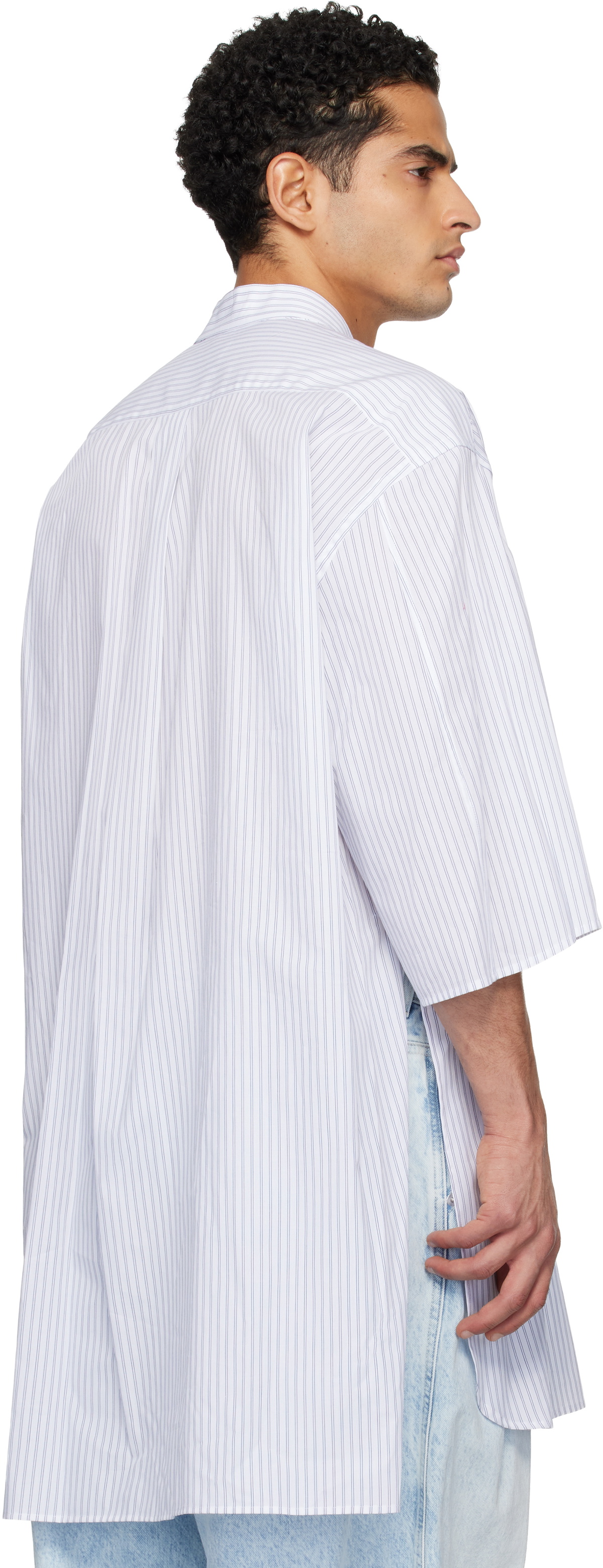 Hed Mayner White Short Sleeve Shirt