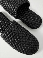 Bottega Veneta - Woven Leather Slippers - Black