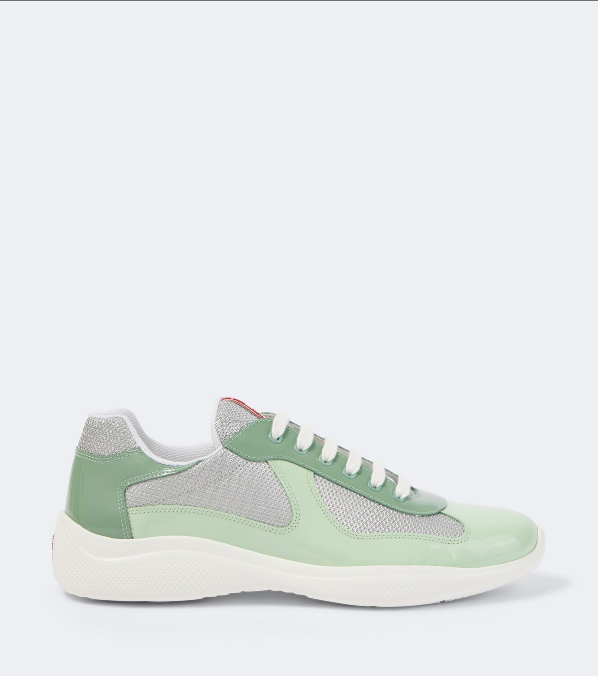 Prada Prada America's Cup leather-trimmed sneakers