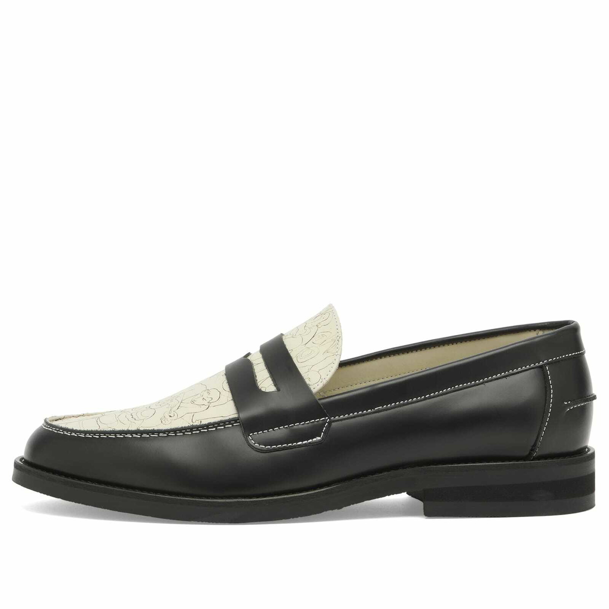 Duke + Dexter Men's Wilde NY Cafe Penny Loafer in Black