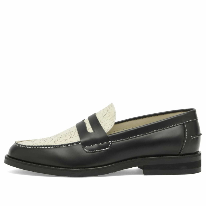 Photo: Duke + Dexter Men's Wilde NY Cafe Penny Loafer in Black