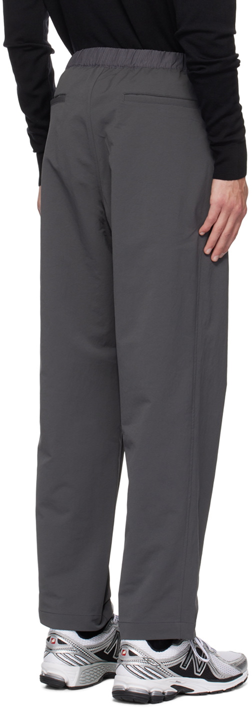 Nanamica Gray Drawstring Trousers Nanamica