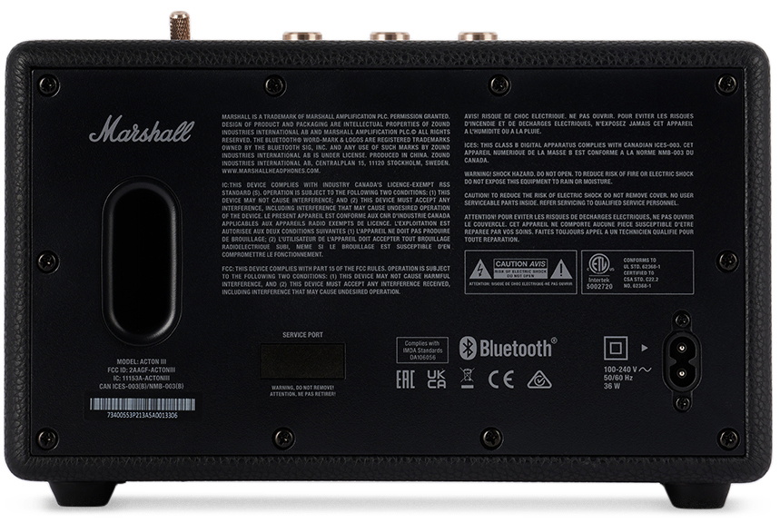 Marshall Acton III Bluetooth Speaker, Brown : Electronics