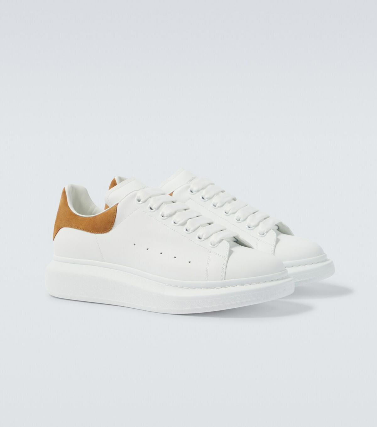 McQueen Oversized leather sneakers