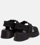Ganni - Smock platform sandals