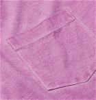 Massimo Alba - Panarea Garment-Dyed Cotton-Jersey T-Shirt - Men - Pink